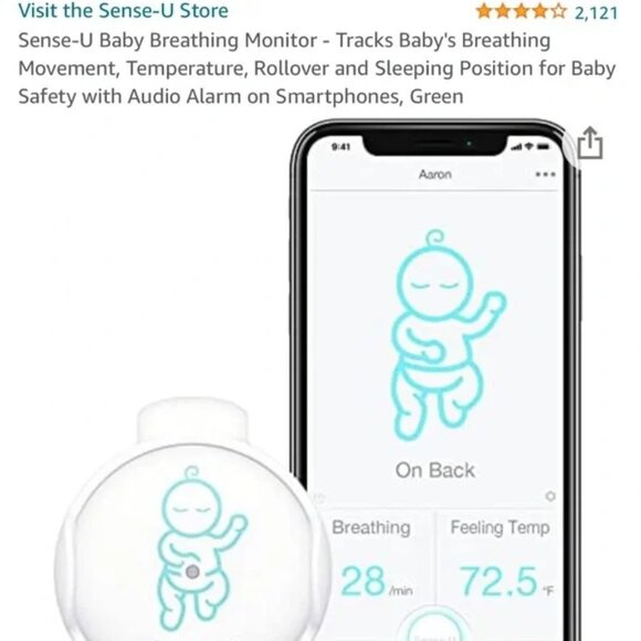 Sense-U Baby Breathing Monitor - Picture 3 of 10